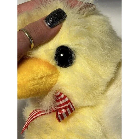 VTG 1991 Ty Large Plush PEEPERS Baby Chick #8015 2nd Generation Tag W Squeaker
